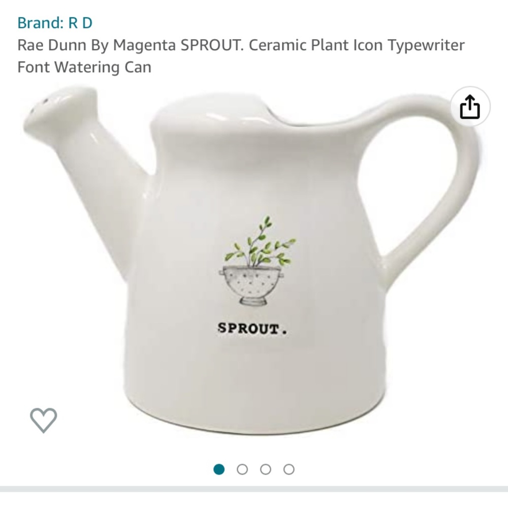 RARE Rae Dunn sprout water can
